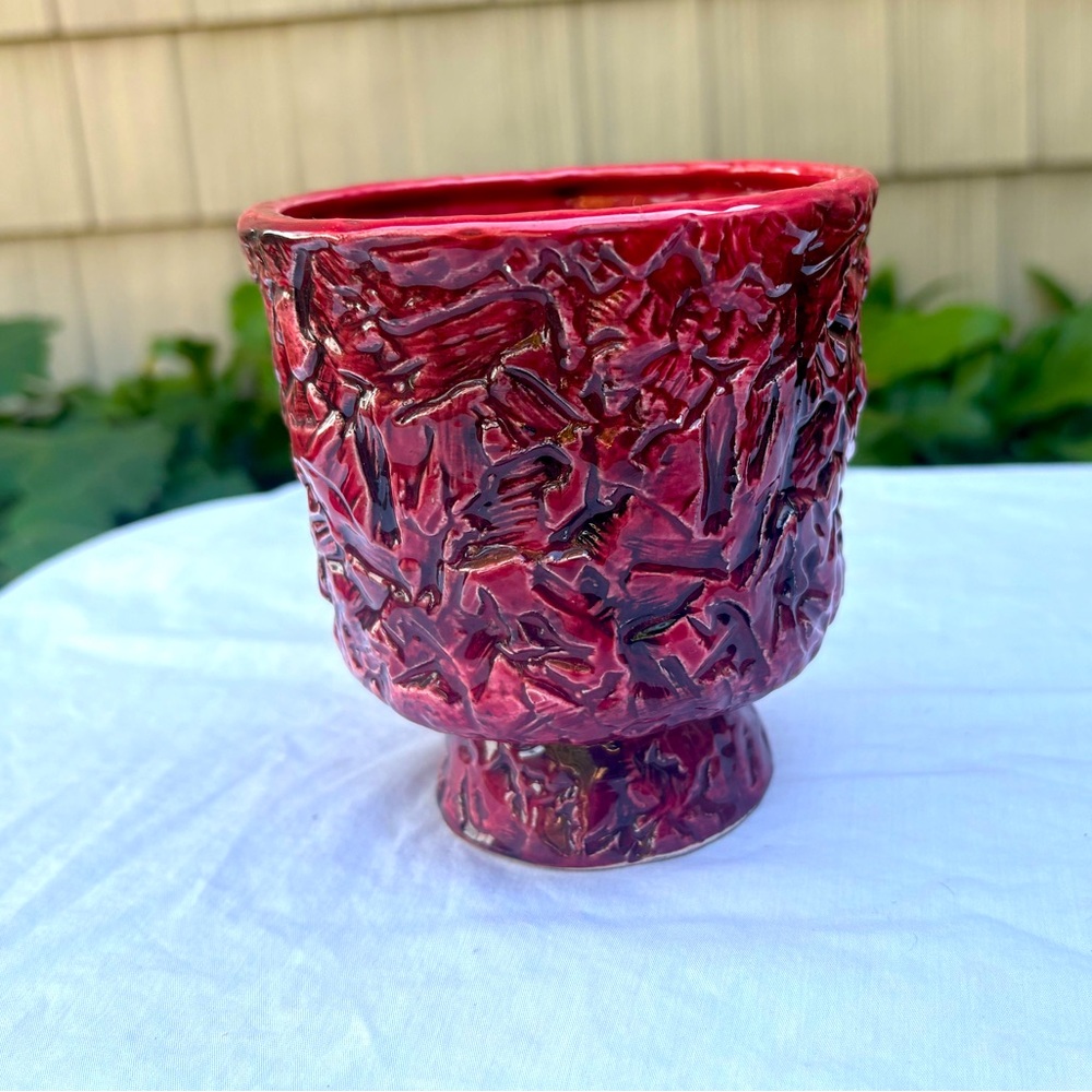Vintage Inarco Ceramic Planter Pot MCM w/ Original Sticker